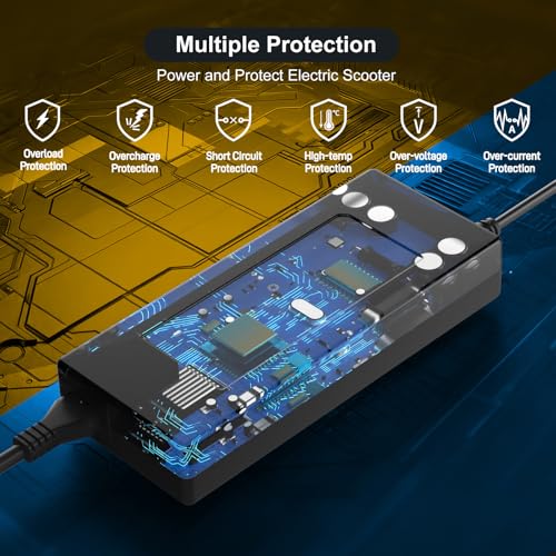 42 V 2 A adapter oplader voor Segway Ninebot, Xiaomi M365, Bird, Lime, Lime-S, Skip, Spin, Aovo Pro elektrische step-oplader voor ES1 ES2 ES4 E22 voor 36 V Li-Ion accu - Afbeelding 6