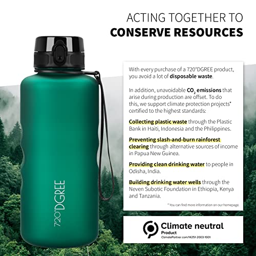 Image of 720DGREE Water Bottle 2l inchuberBottle inch softTouch +Sieve - BPA-Free, Leakproof, Reusable Drinking Bottle - XXL Sports Bottle for all Day Hydration, Gym, Fitness, Office, University, Hiking, Travel