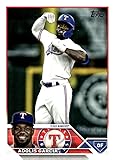 2023 TOPPS #601 ADOLIS GARCIA TEXAS RANGERS BASEBALL OFFICIAL TRADING CARD OF MLB
