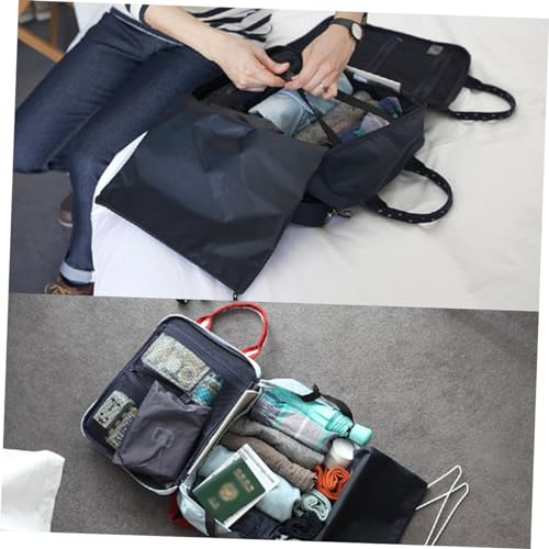 Travel Duffel Bag Lightweight Luggage Tote Organizer with Double Handle Design for Travel Business Portable Trolley Pouch4