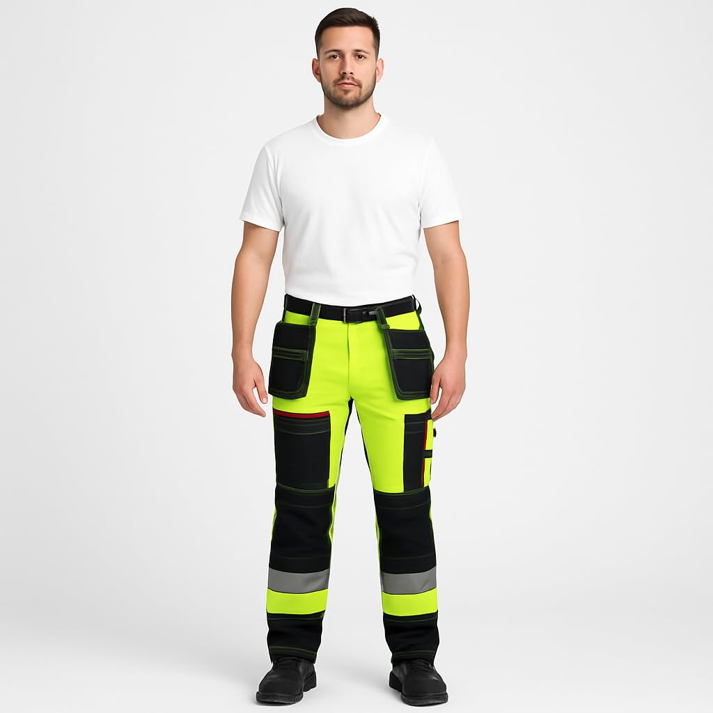 Urgent Pantaloni da lavoro catarifrangenti Monteurs
