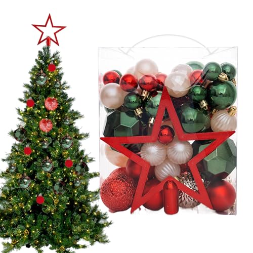 Boule de Noël incassable décorative pour un sapin de fête chic et durable - 2