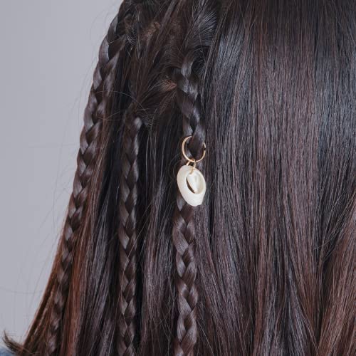 Hoyuwak 74Pcs Loc Jewelry For Hair Dreadlocks Gold Hair Jewelry Hair Spirals Cuffs For Women Braids #TOP4