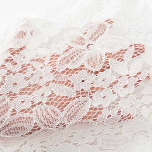 Image of Noomelfish Girls Lace Short Sleeve Layering Tops Sheer Mesh Tee Shirts Blouse (5-12 Years)
