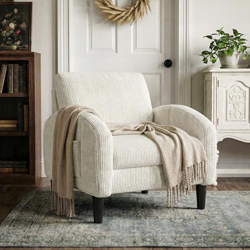 Homkdom Accent Chair with Side Pockets