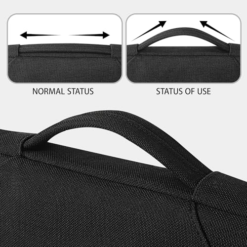Funda para laptop de 17 pulgadas color negro miniatura 3