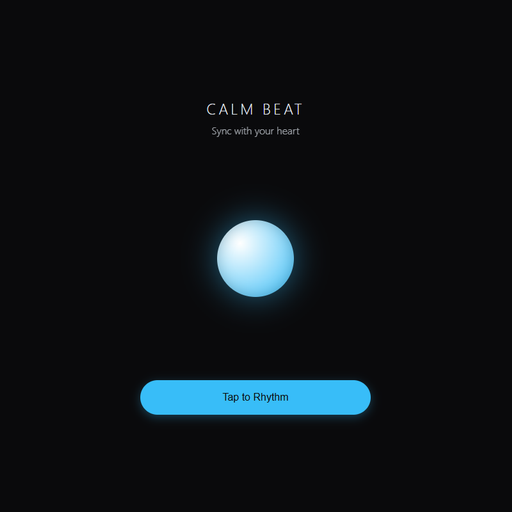 A biofeedback meditation tool that uses soothing ambient textures to gently guide your heart rate toward a resting state.