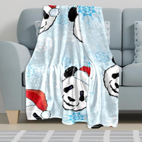 Plaid panda doux pour des soirées cocooning chaleureuses sur le canapé