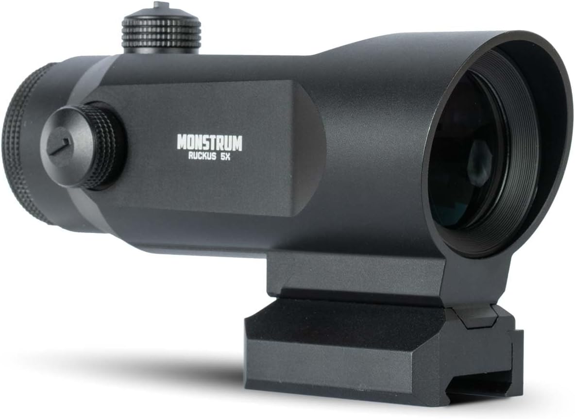 Monstrum Ruckus 5X Prism Scope with Shake Awake | BDC Reticle
