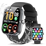 Smart Watch for Men Women (Answer/Make Call), 1.96' HD Fitness Tracker Running Watch, IP68 Waterproof,Pedometer, Sleep/Step/Activity/Heart Rate Monitor,110+ Sport Mode Smartwatch for iOS Android Phone