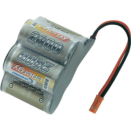 Conrad 206975 Pieza para maquetas radio control (RC) - Piezas para maquetas radio control (RC) (Batería, Níquel-metal hidruro (NiMH), 2400 mAh, 6 V, Sub-C, 290 g)