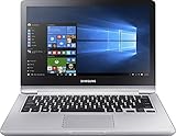 Samsung 13.3“ Notebook 7 Spin 2 -in-1 Touchscreen FHD Laptop (6th Intel Core i5- 6200U, 8GB RAM, 1TB HDD, HDMI, Backlit Keyboard, Bluetooth, 802.11ac, Win10- Platinum silver)