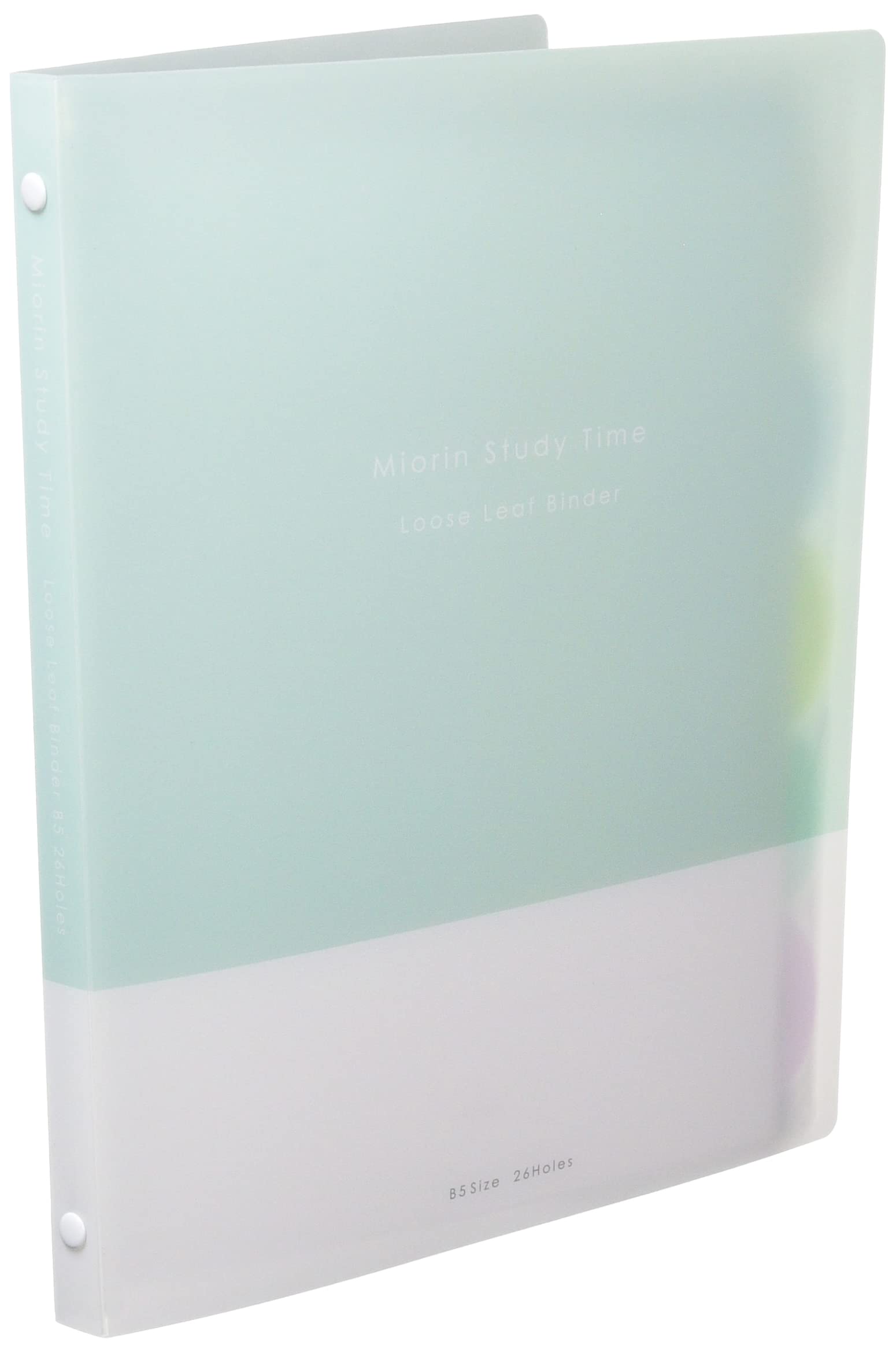 みおりん Amazon.co.jp: ルーズリーフ 26穴[みおりん Study Time]B5 学習