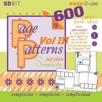 Page Patterns Vol III: 3 1451577125 Book Cover