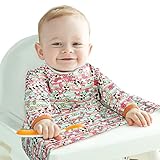 STOFF WASSERDICHT UND KOMFORTABEL: lenbest Lätzchen besteht aus hochwertigem wasserdichtem Polyester, das sich leicht abwischen lässt. Der Stoff ist sehr weich, das Baby wird sehr angenehm zu tragen sein und die Haut des Babys nicht verletzen. Sie wischen die Flecken einfach mit einem Handtuch ab, oder Sie können sie mit 40℃ warmem Wasser von Hand waschen oder in kaltem Wasser in die Waschmaschine geben.