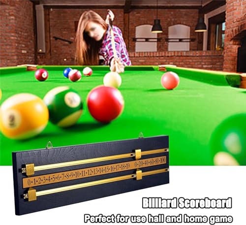 Marcador de billar de madera para pared miniatura 2