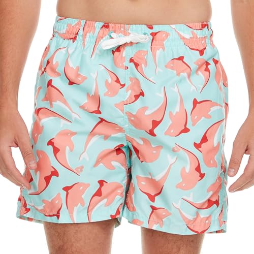 Image of Kanu Surf Men's Big Viper Extended Size Stripe Swim Trunk