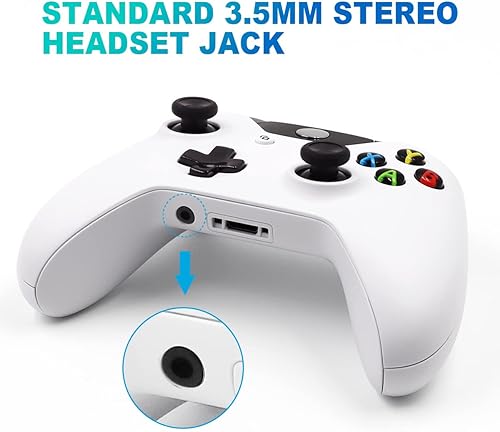 Miniatura 3 de Control Xbox inalámbrico control Xbox One inalámbrico con batería recargable de 1400 mAh cable micro USB conector de auriculares estéreo de 0138in