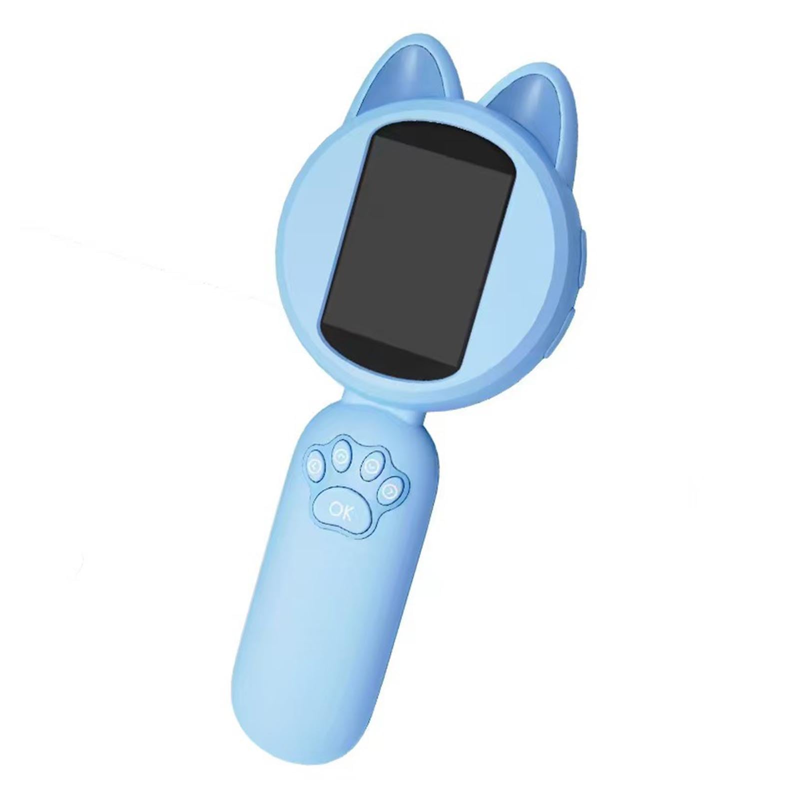 Microscopio per Bambini, Schermo IPS HD da 2", Design 3 in 1, 8 Luci LED Integrate, Angolo dell'obiettivo di 20°, Microscopio Giocattolo Educativo per Esterni