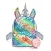 PTN Mochila Unicornio para Niños Pequeños, Nursery Toddle Children School Bag Bolsa Almuerzo, Cute Unicorn Design 3D Cartoon Mochila Preescolar, Regalos y Regalos Mochila Pequeña para Niños