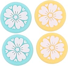 SOLUSTRE 4 Pçs Tampa Do Botão De Aderência Do Joystick Portafilter Estojo Do Botão De Aderência Do Joystick Tampa Protetora Do Joystick Botão De Alça Verde Tampa Do Botão De Controle Do