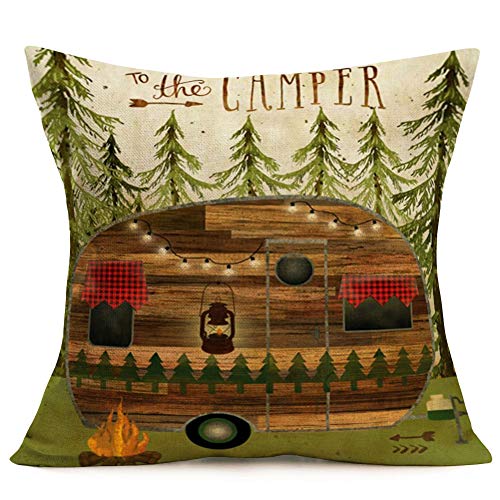 Throw-Pillow-Covers-Camp-in-The-Forest-Vintage-Wood-RV-Travel-Car-Home-Decorative-Pillowcases-Cotton-Linen-Cushion-Cover-18x18-Square-Throw-Waist-Pillow-Case-Best-Gift-to-The-Camper Throw Pillow Covers Camp in The Forest Vintage Wood RV Travel Car Home Decorative Pillowcases Cotton Linen Cushion Cover 18×18 Square Throw Waist Pillow Case Best Gift to The Camper