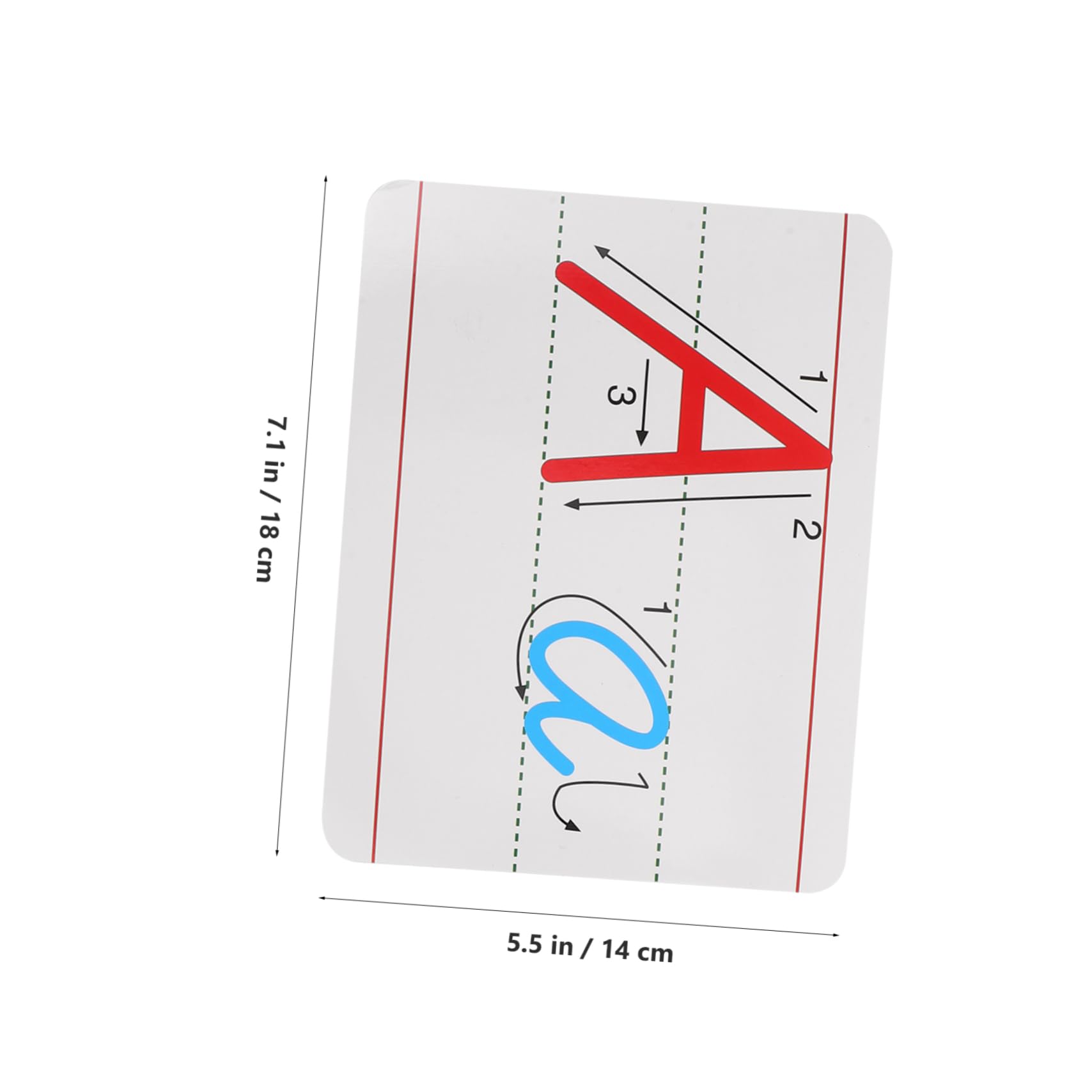 Uonlytech Educational Learning Fridge Magnets 26 Big Magnetic Alphabet Tiles Metal Backing Versatile for Refrigerator Whiteboard Classroom