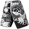 LAFROI Mens Boxing Shorts Jiu Jitsu MMA Cross Training Fighting Trunks Activewear with Drawstring-QJK06 Dragon Size XL #3