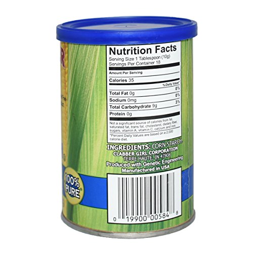 Clabber Girl Corn Starch, 6.5 Ounce