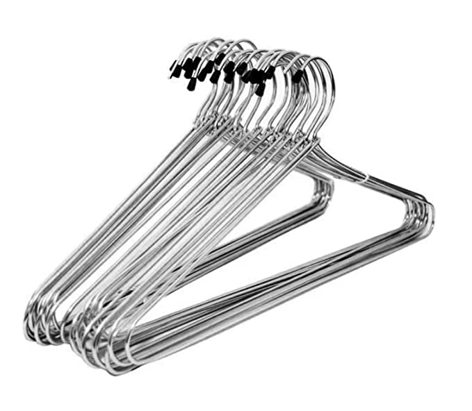 MOOLYAVAAN Products Heavy Aluminium Cloth Hanger (Pack of (24)-image-39
