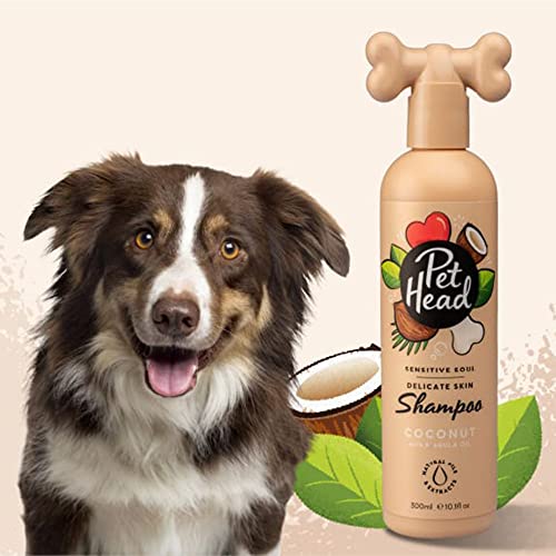 Pet Head Sensitive Soul Shampoing pour Chien | Parfum de Noix de Coco | Shampoing pour Peaux sensibles | Toilettage Professionnel | Naturel | Formule Douce pour Chiots | 300ml – Image 3