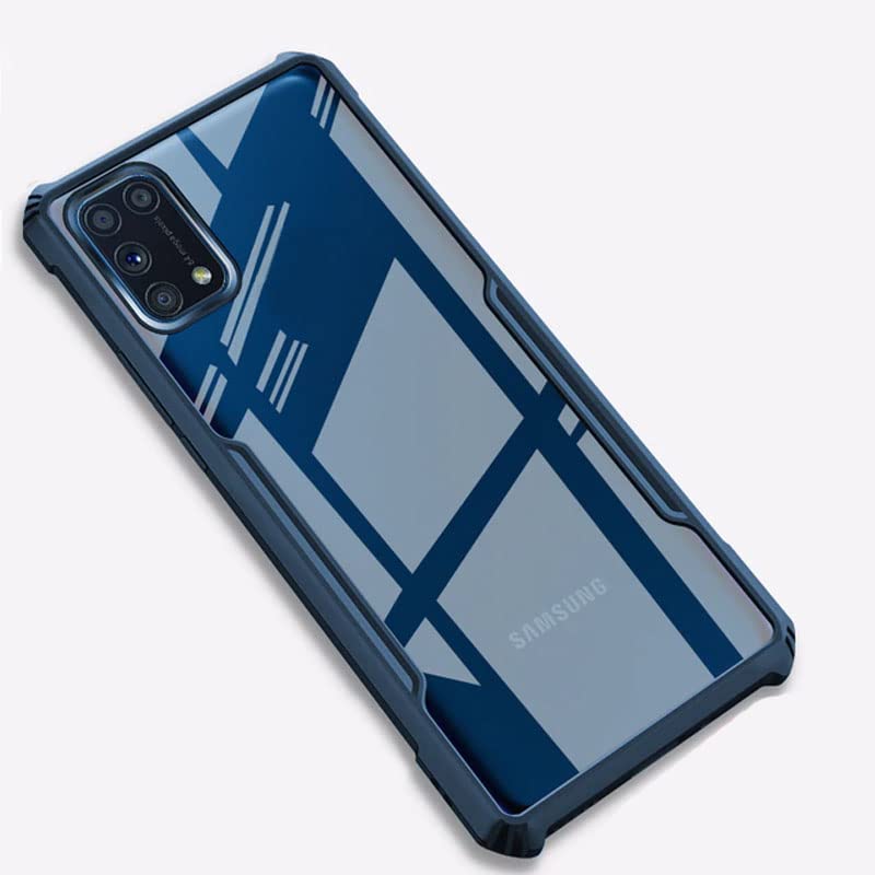 Image of mobistyle PC+TPU Samsung M31S Back Cover Shockproof Bumper Transparent All Side Protection Cover Case For Samsung M31S