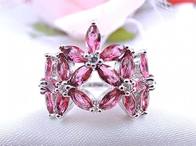 Amazon | (ビジューフォーユー) bijoux4u ルビー（合成石）リング 