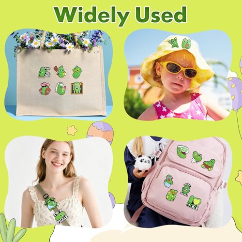 Image of Cute Pins Bulk, Funny Lapel Badge Pins Rubber Brooch Pins for Backpacks, Hats, Bags