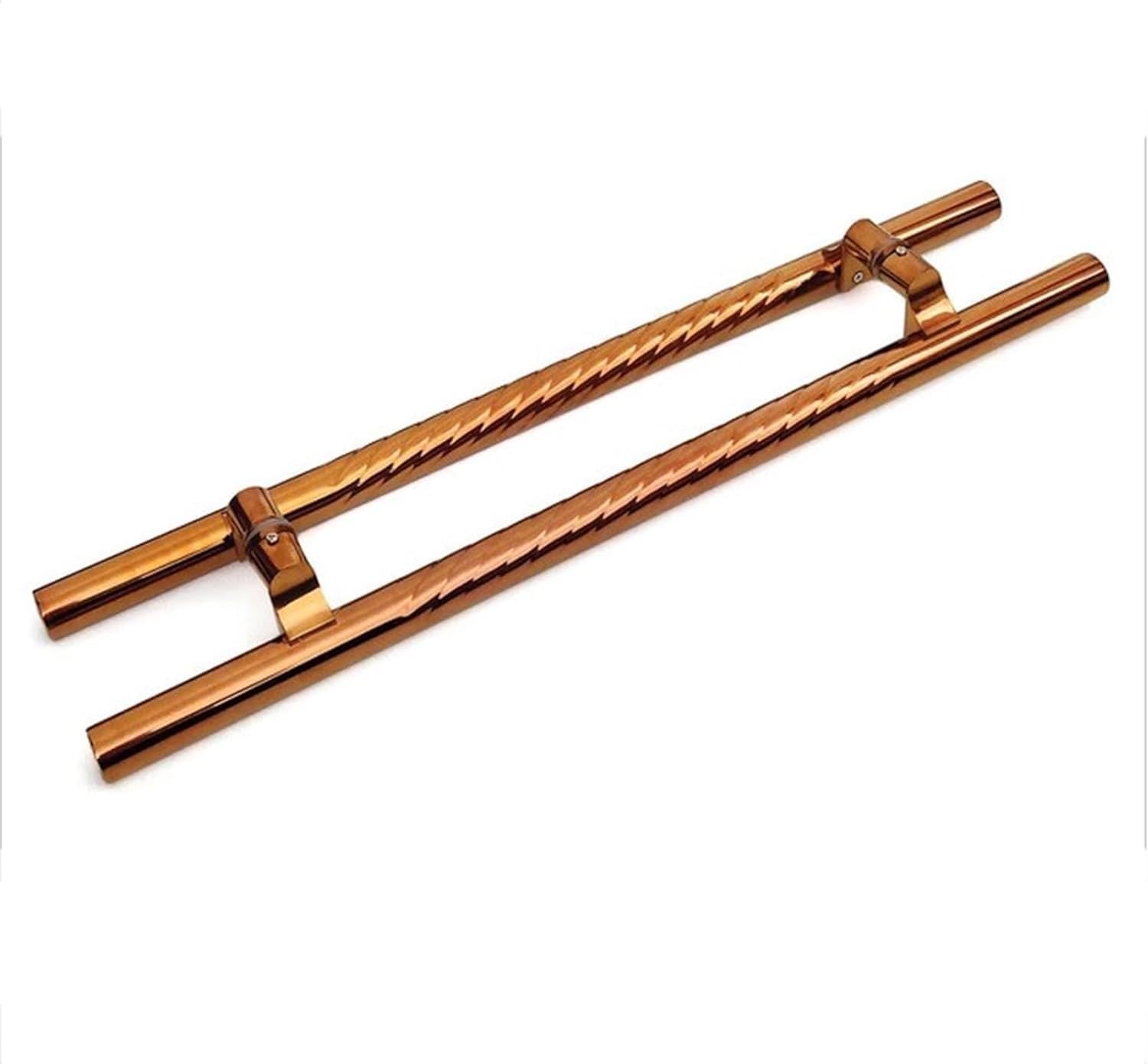 Bhgfyxbs Gold European Barn Door Handle With Carved,H-Shaped Double Sided Large Entrance Entry Front Push Pull Grab Bar, Commercial Sliding Handle For Office Hotel Bookstore Store,,-150Cm/59