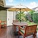 Abba Patio 7.5' Patio Umbrella Market Umbrella Outdoor Table Umbrella with Push Button Tilt & Crank for Patio, Beige