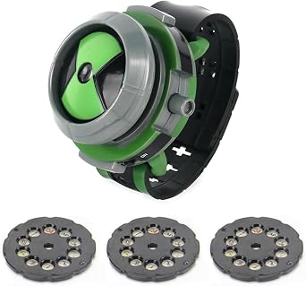 Ben Omnitrix Watch,Children's Projection Watch,WatchOmnitrix Toys with Projector Projection Action Figure Model,Ben tenWatch for Children Christmas Birthday Gifts