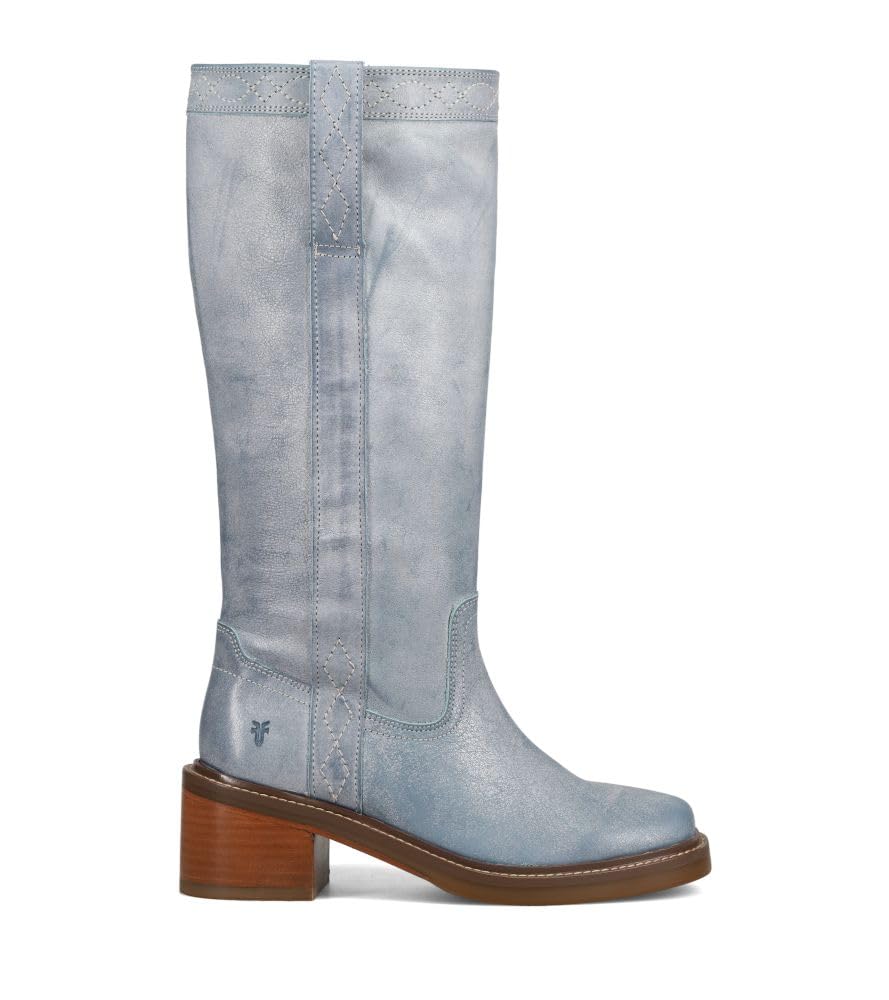 Frye Kate Pull On 14 Leather Boots for Women - Riding Boots with 2 Heel Leather Lining Intricate