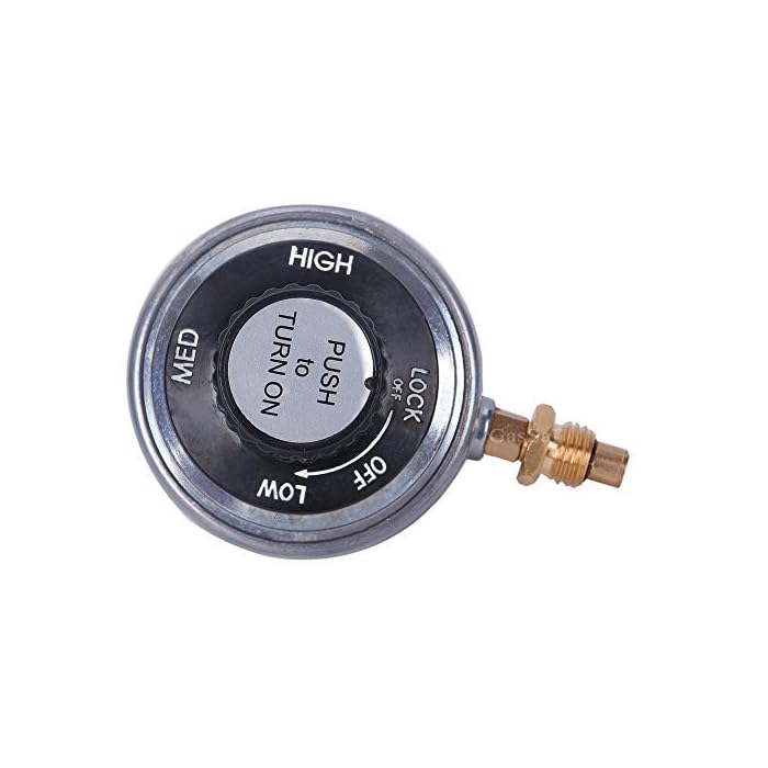 Buy GasSaf Propane Gas Grill Control Valve Table Top Regulator with a 1