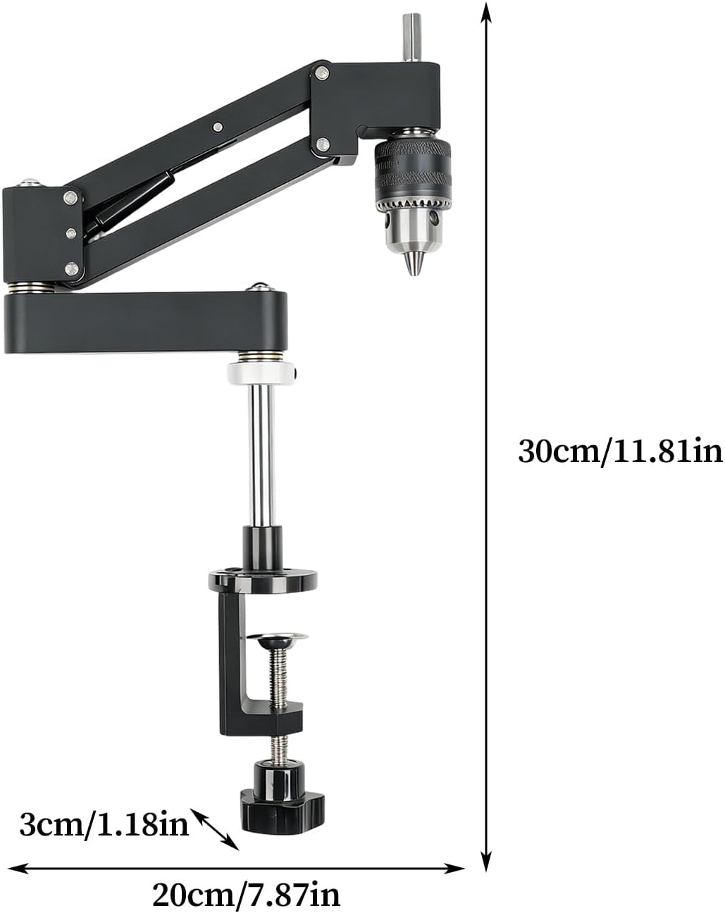 Tapping Arm - Precision Manual Metal Adjustable | Thread Tapping Support Threading Machine - for Threading Machining Metalworking Woodworking Fabrication Repair Work
