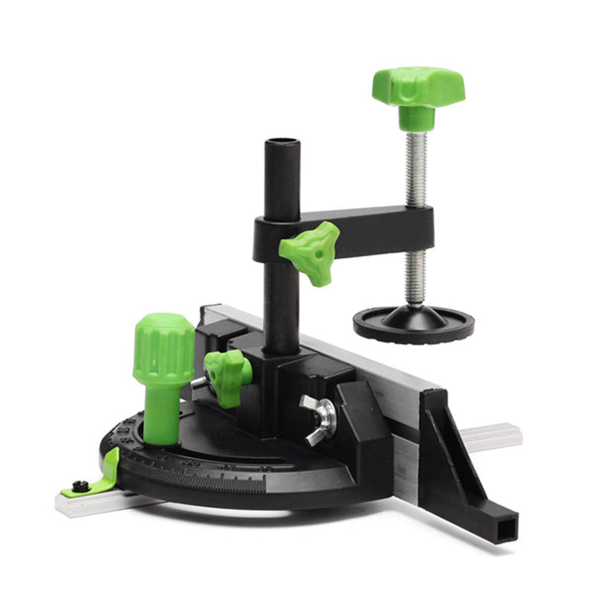 Miter Gauge and Box Joint Jig with Adjustable Flip Stop Woodworking Tool for Bosch