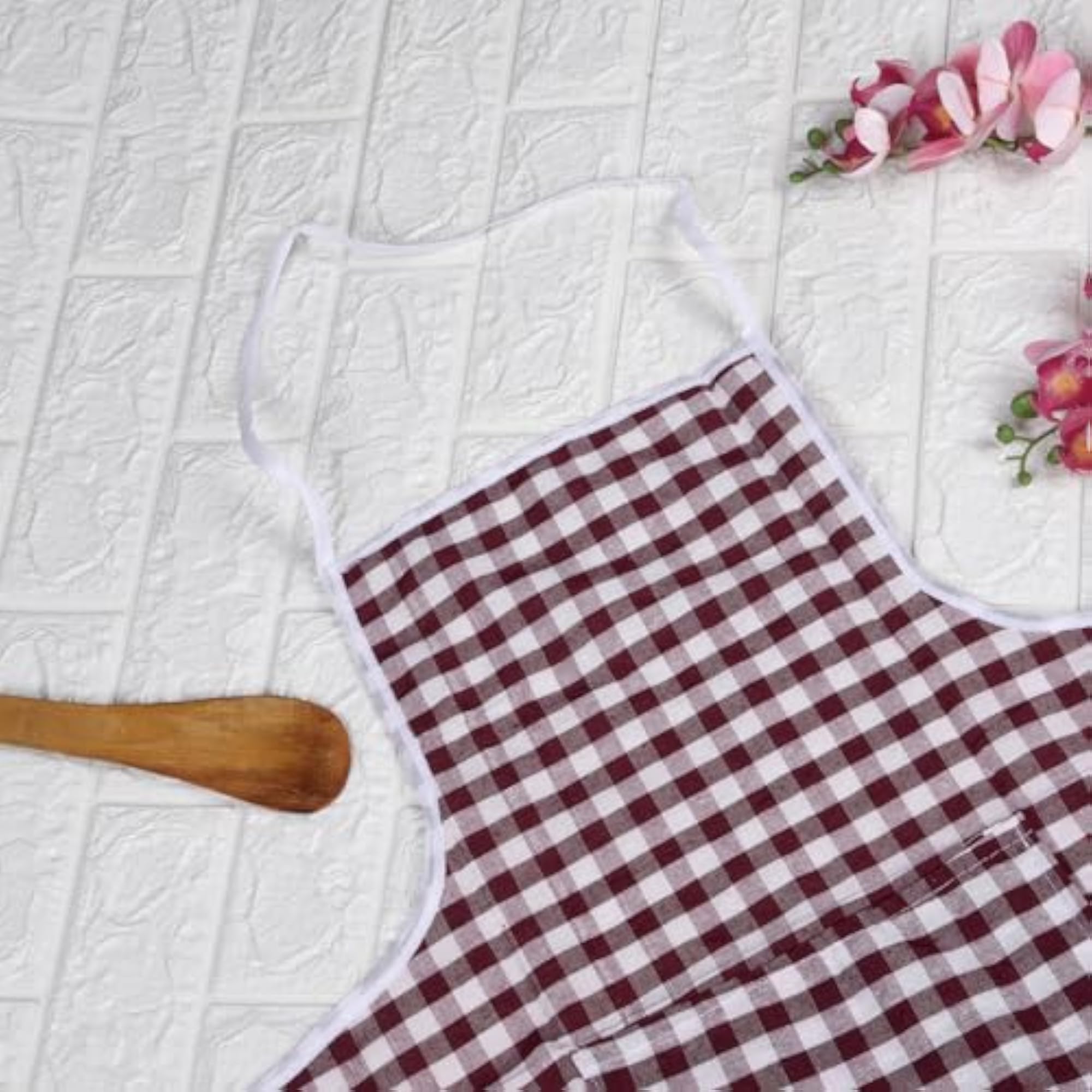 Cotton Front Pocket Kitchen Apron