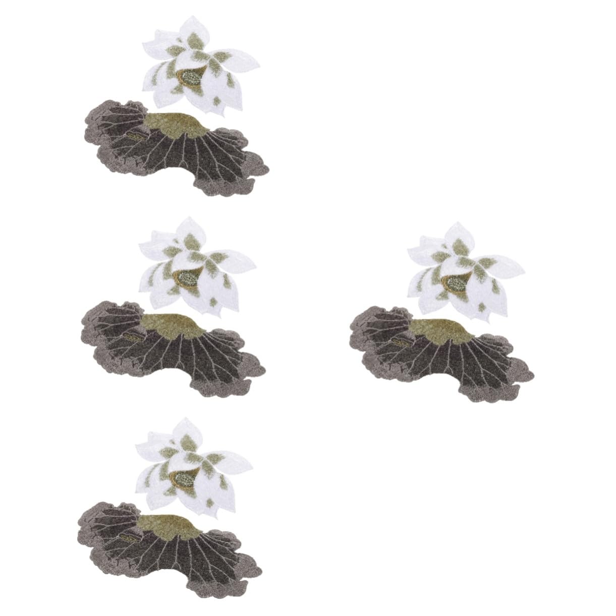 SOIMISS 8stücke Blumen Aufnäher Aufbügel-patches Mit Pfirsichblüten Für Jeans Und Kleidung Vielseitige Bestickte Flicken Zur Dekoration Und Reparatur Von Textilien