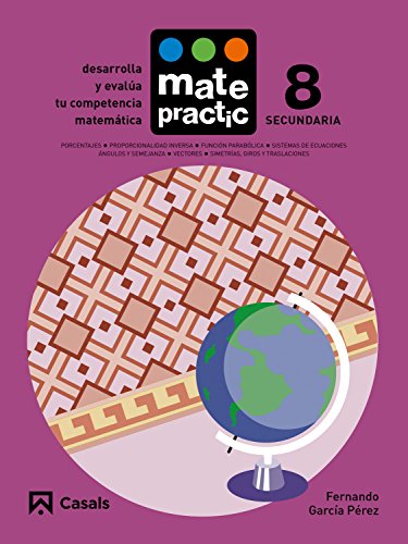 Portada de Matematicas ESO Cuaderno Matepractic Nº 8 Mec