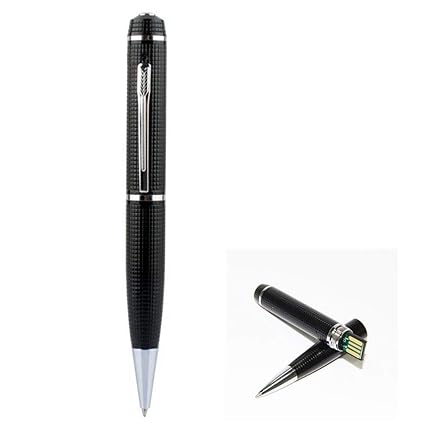 SNARIYOVSN Spy 1080P Full Hd Pen Camera Hidden 100 Minutes Pen Battery Life Pocket Security Indoor Outdoor Body Camera with Video Audio Recording Secret Pen Recorder