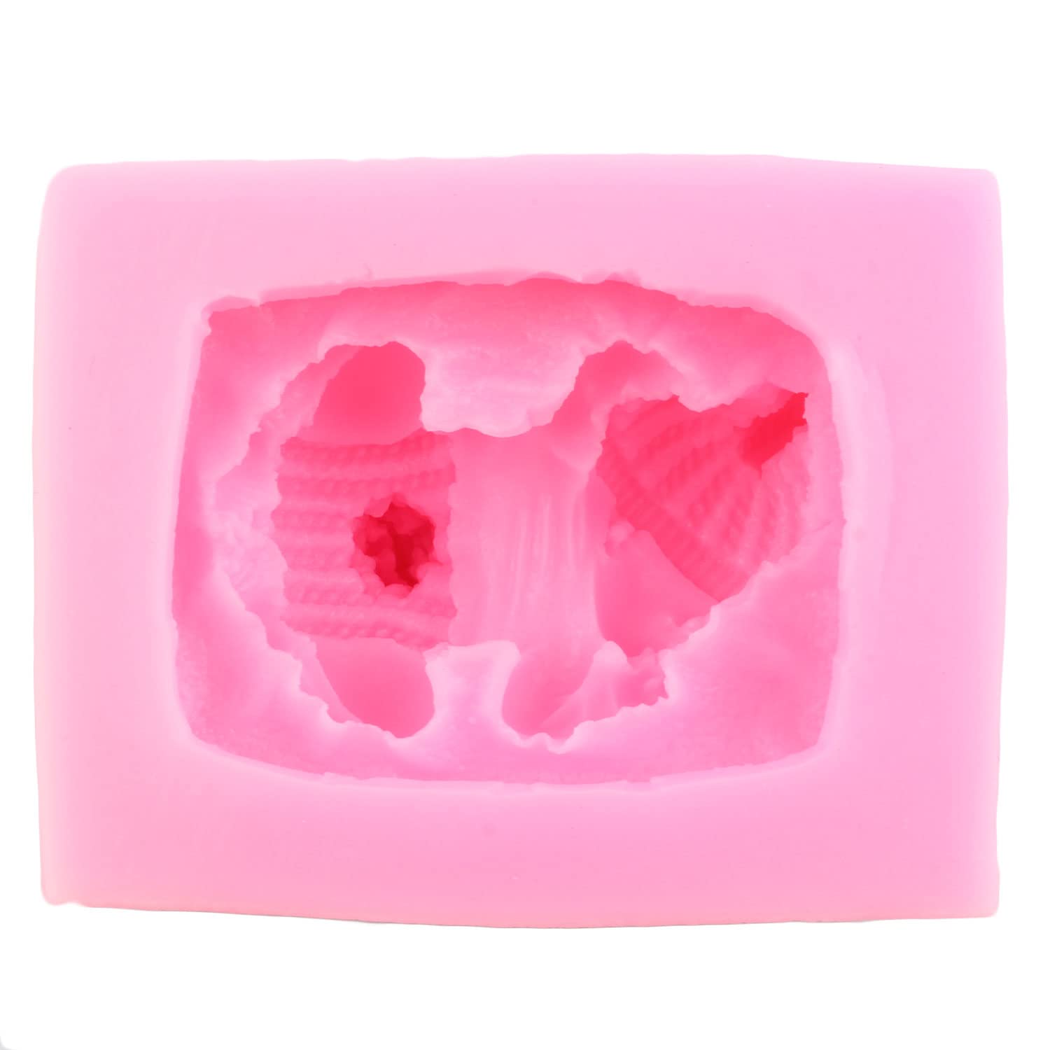 Molde de silicona para fondant, diseño de bebé durmiendo