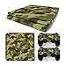 Mcbazel Pattern Series Vinyl Skin Sticker For PS4 Slim Controller & Console Protect Cover Decal Skin (Camouflage)