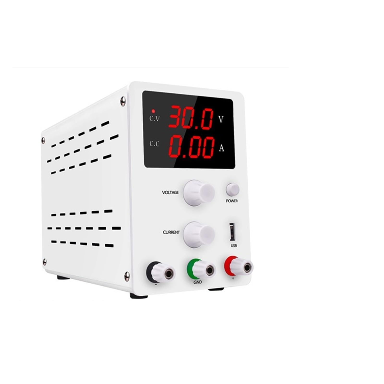 Zasilacz laboratoryjny z precyzyjnym 4-cyfrowym wyświetlaczem LED, 30 V, 10 A, 12 V, 24 V, stabilizator napięcia LCD, źródło przełączające, regulowany regulator do napraw w laboratoriach, pracach el