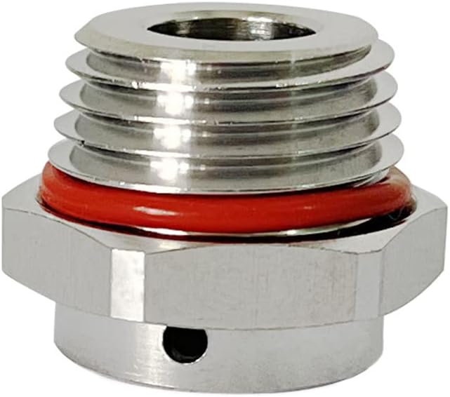 New IP68 Waterproof Stainless Steel 1/4" Male NPT Hydraulic Breather Vent Plug LED Respirator Balance Valve