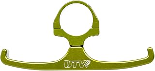 UTV INC Green 1.75" Clamp On Billet Headset Helmet Goggle Accessory Hook Hanger Holder